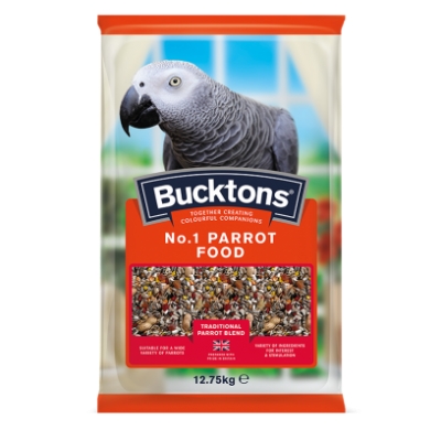 bucktons no1 parrot food - 12.75kg